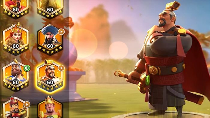 Hướng dẫn cách chơi Cao Cao trong Rise of Kingdoms hiệu quả nhất