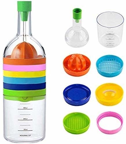 The tool, when fully assembled, takes the shape of a bottle.