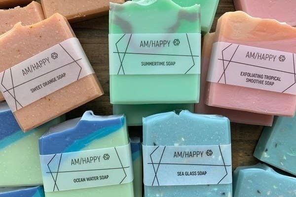 Am Happy soap bars