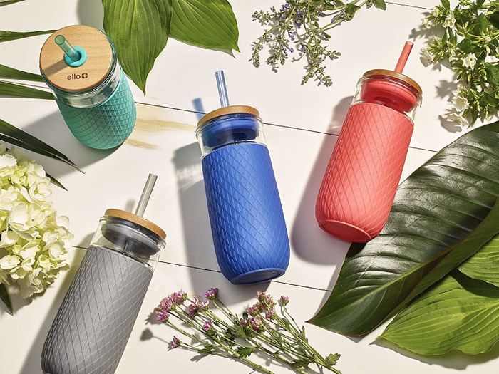 The tumblers come in a variety of beautiful colors.