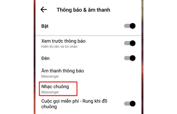 Hướng dẫn thay đổi chuông Messenger trên iPhone