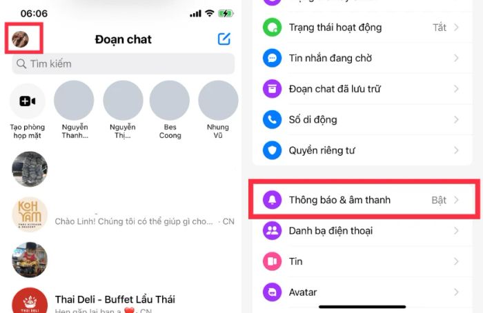 Hướng dẫn thay đổi nhạc chuông Messenger trên điện thoại Android và iPhone