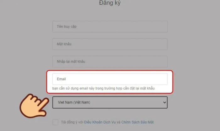 Đăng ký tài khoản Garena qua Gmail