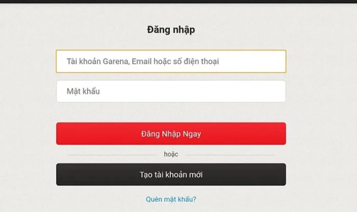 Cách tạo tài khoản Garena miễn phí mà không cần dùng số điện thoại