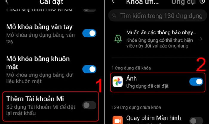 Cách cài mật khẩu bảo vệ Messenger cho Xiaomi