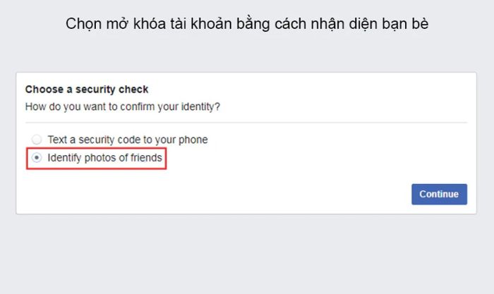 Nhận diện bạn bè trên Facebook
