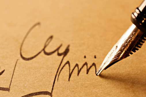 ลายเซ็นที่เสริมดวงในเรื่องการเงินและความร่ำรวย
