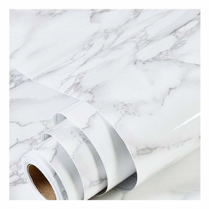 A sheet of surface covering material.