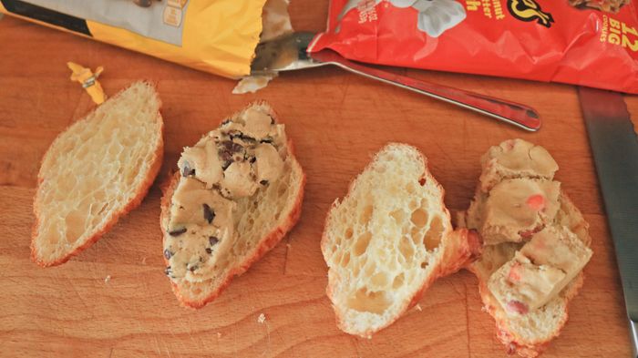Time to put together the cookie croissant.