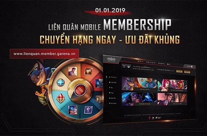Liên Quân Membership mang lại những quyền lợi gì cho người tham gia?
