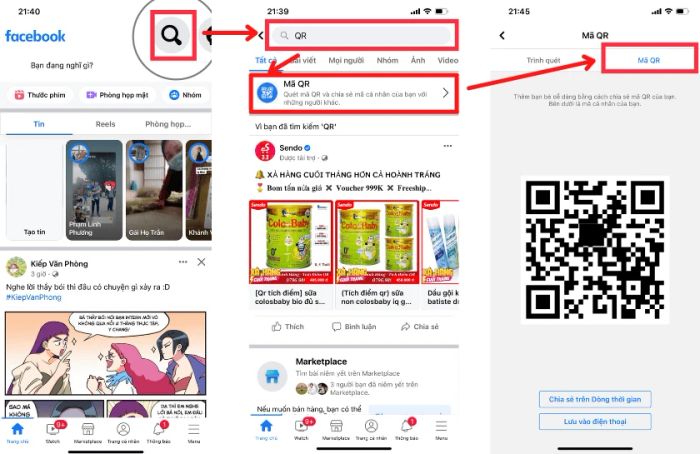 Cách tạo mã QR Facebook đơn giản