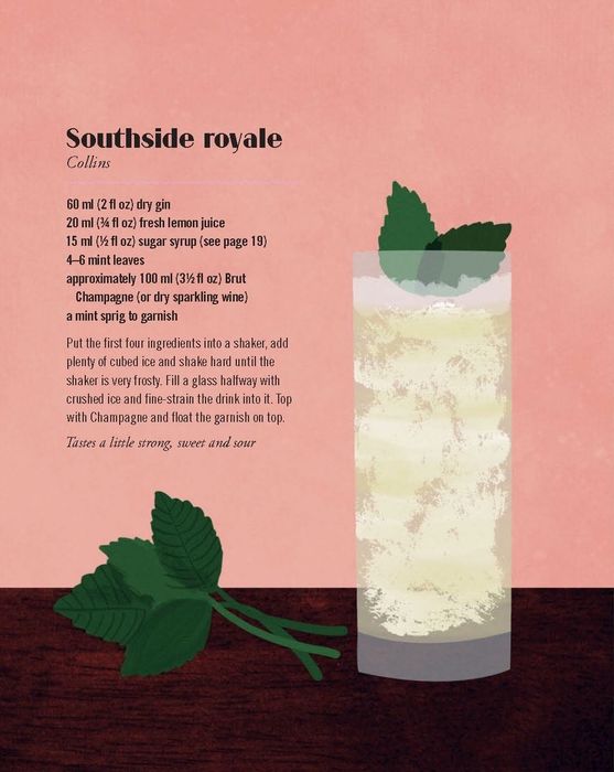 a page dedicated to drink recipes