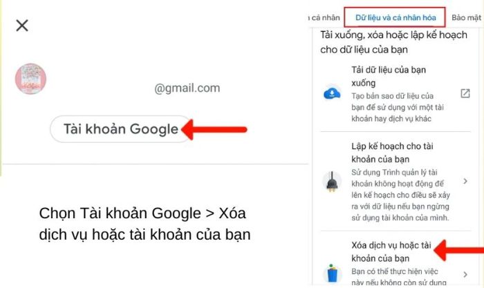 Hướng dẫn xóa tài khoản Google trên thiết bị Samsung.