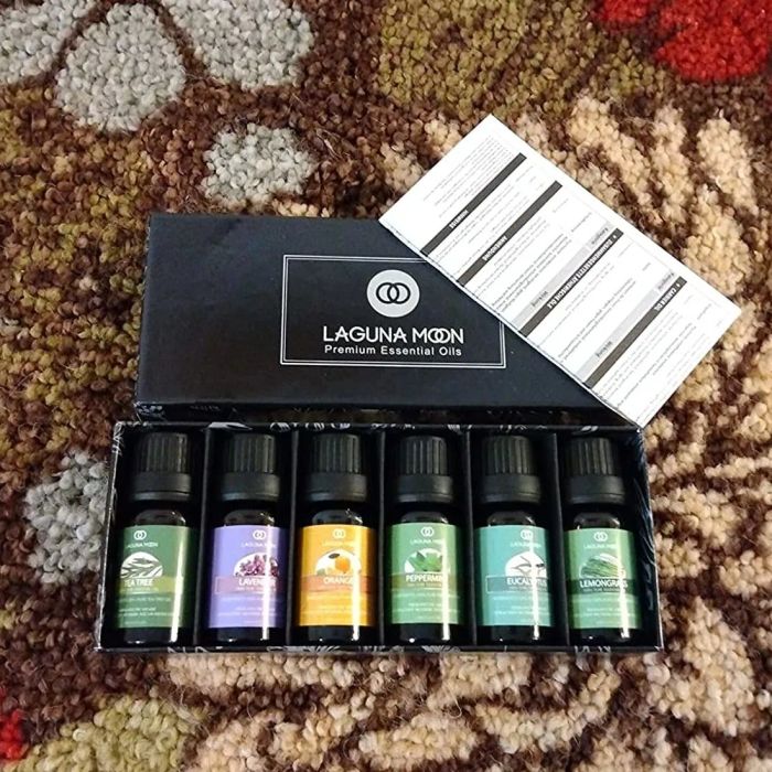 Reviewer's box of six essential oils
