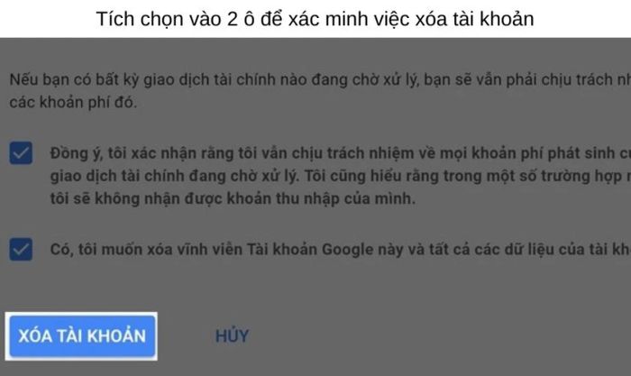 Hướng dẫn xóa tài khoản Google vĩnh viễn trên máy tính – laptop.