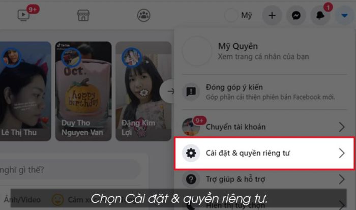 Cách hiển thị số người theo dõi trên Facebook khi sử dụng máy tính