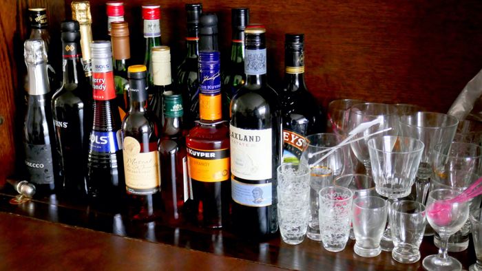 Home Bar Storage Cabinet