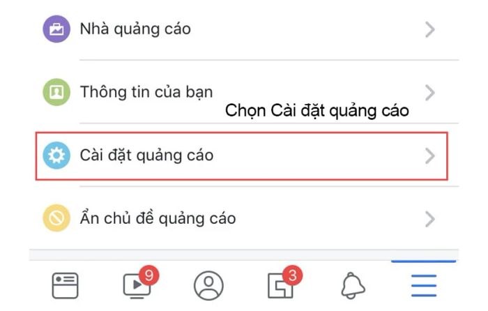 Cách chặn quảng cáo trên Facebook cho iPhone.