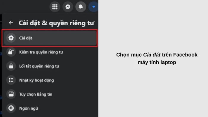 Cách bật chế độ theo dõi trên Facebook bằng laptop