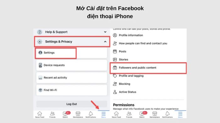Đối với iPhone