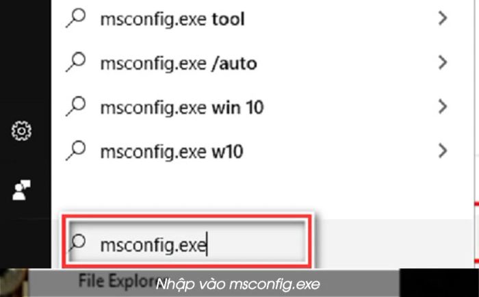 Vào Safe Mode Windows 10 bằng msconfig.exe