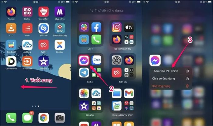 Cách giấu ứng dụng trên iPhone bằng App Library