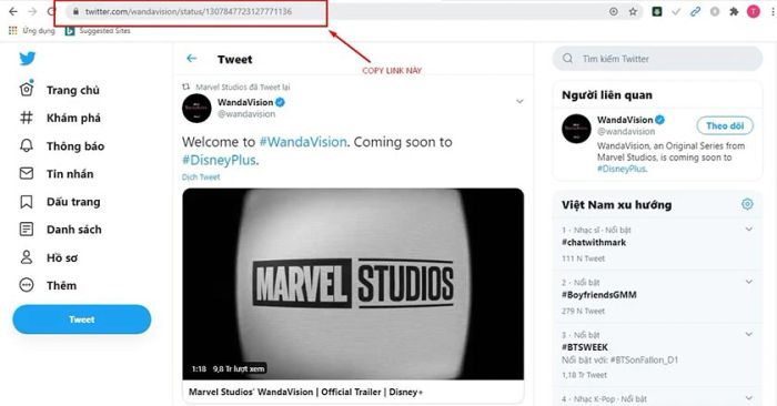 Tải video từ Twitter một cách dễ dàng.