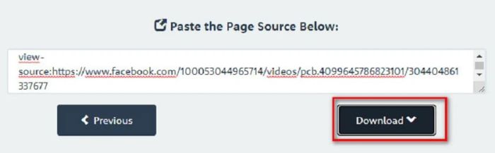 Cách tải video từ Facebook về máy tính thông qua ứng dụng FBDOWN