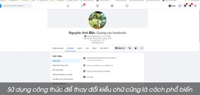 Áp dụng công thức này
