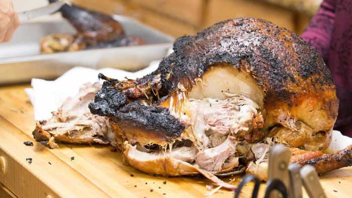 Overcooked turkey
