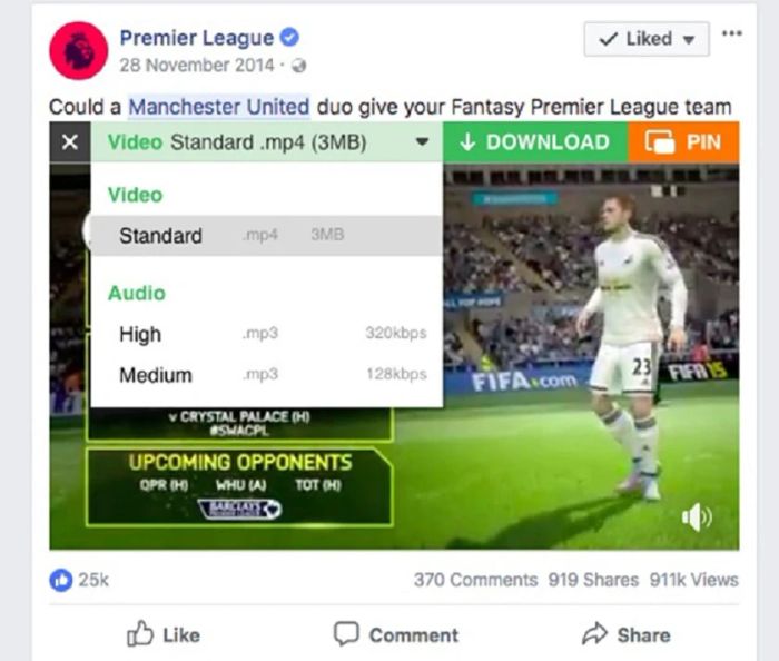 Hướng dẫn tải video từ Facebook về máy tính và laptop