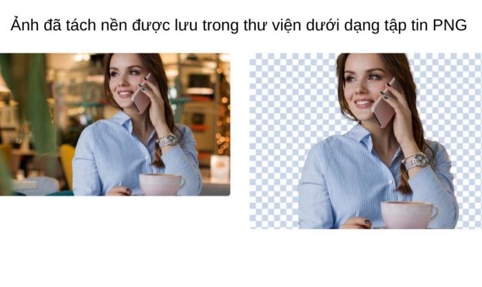 Cấp quyền truy cập cho phím tắt để tiếp tục quá trình xóa nền ảnh.
