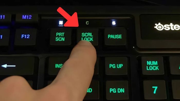 Hướng dẫn tắt Scroll Lock trên bàn phím máy tính bước 1 (Hình minh họa)