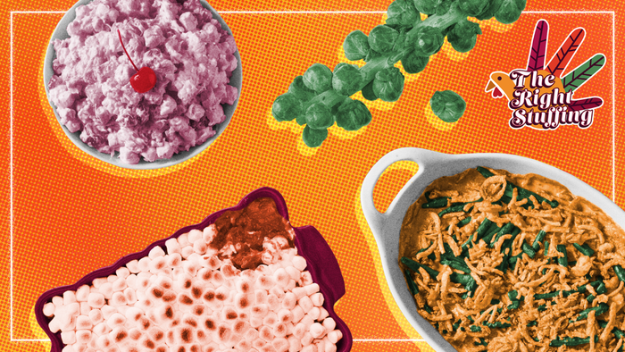 Brussels sprouts, stuffing, and an array of complementary sides.