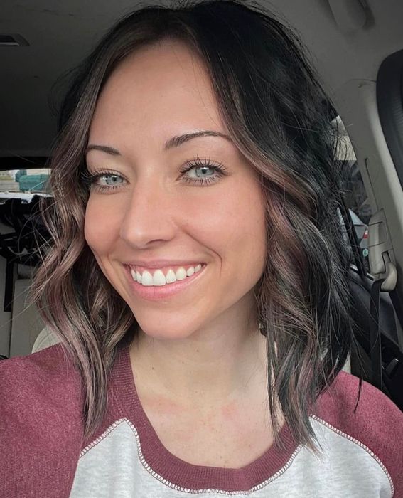 A reviewer's skin looking clear and hydrated.