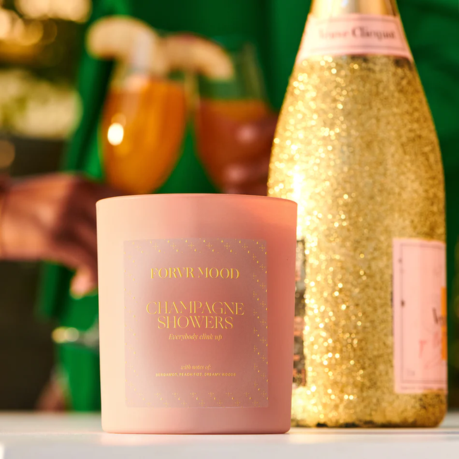 Candle labeled