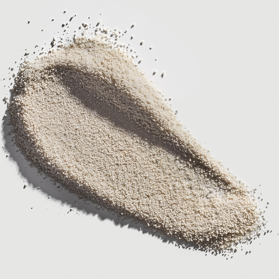 The exfoliator in powdered form.