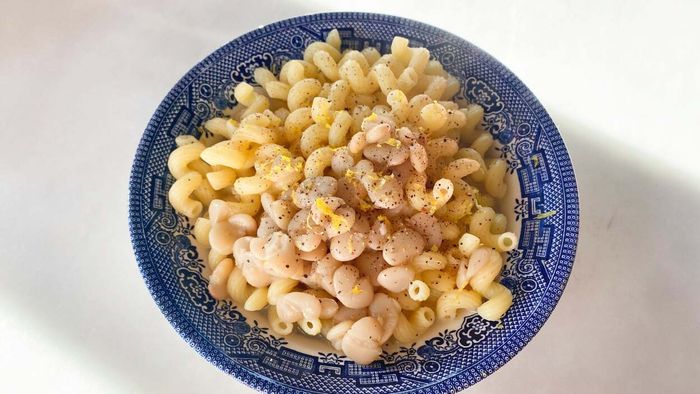 Using leftover bean broth to cook your pasta is a must-try culinary hack.