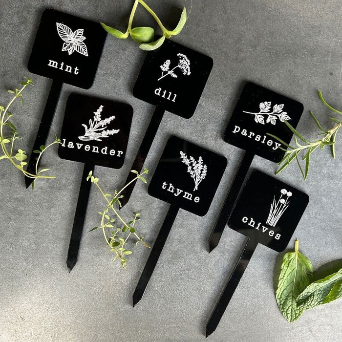Herb plant markers