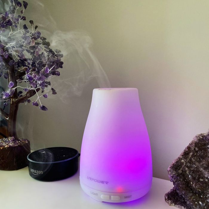 Mytour writer's elegant purple essential oil diffuser