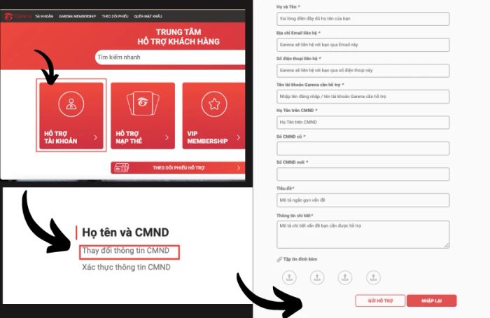 Hướng dẫn cách gỡ thông tin CMND khỏi tài khoản