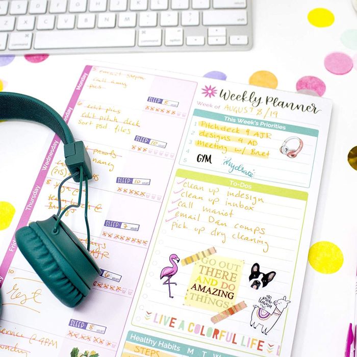 The weekly planner