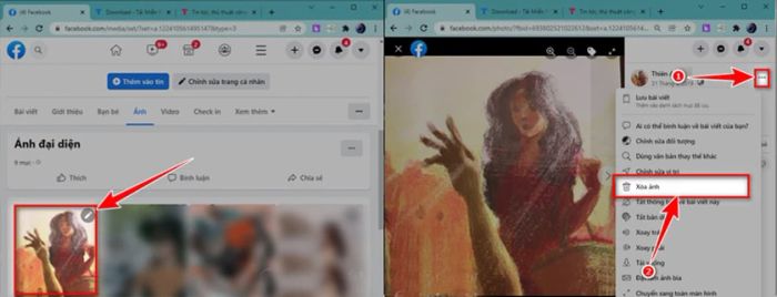 Hướng dẫn cách xóa ảnh đại diện trên Facebook từ máy tính một cách đơn giản và nhanh chóng.