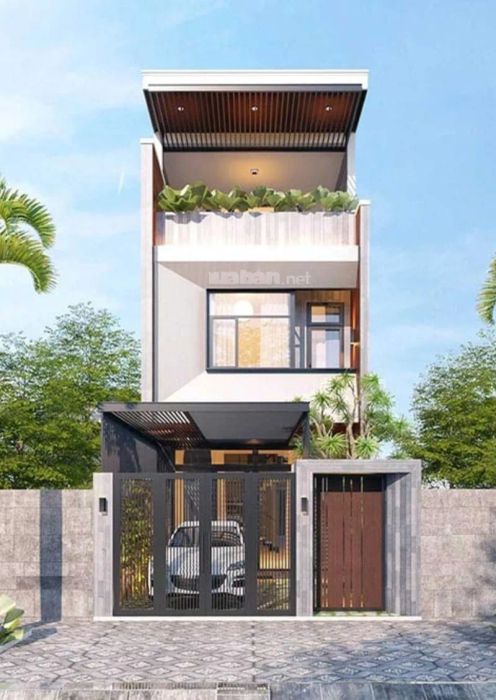 Phong cách nhà ống hiện đại với thiết kế 3 phòng ngủ tối ưu không gian sống cho gia đình.