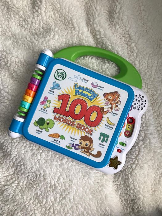 A photo from the reviewer showcasing the 100 Words Book for kids