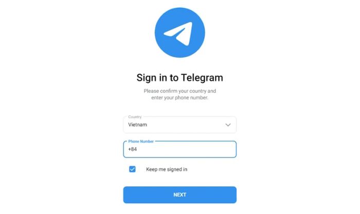 Cách đăng nhập Telegram trên web bằng số điện thoại
