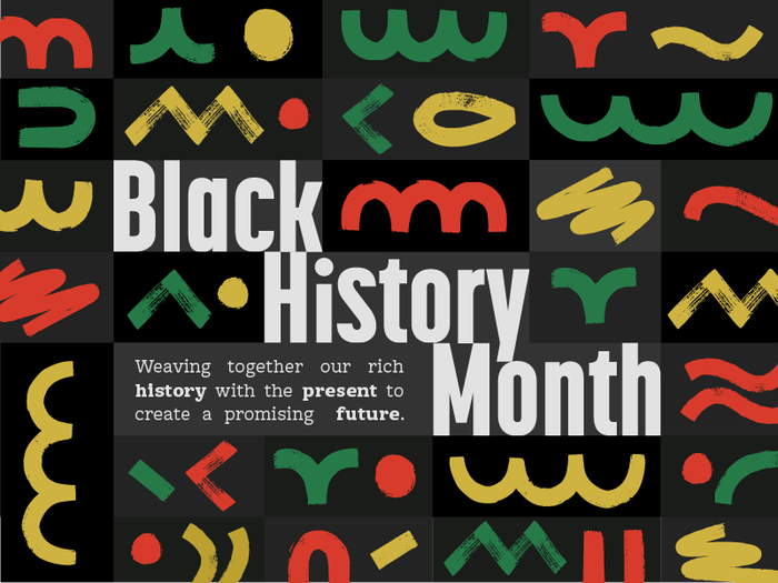 Black History Month 2024 banner graphic