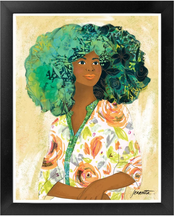 A portrait is displayed