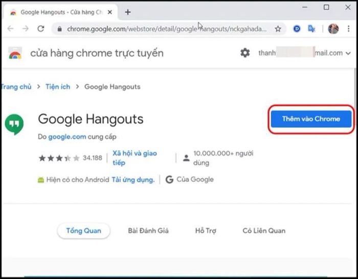 cài đặt Google Meet cho máy tính