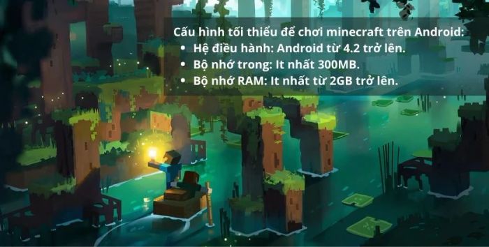 Cấu hình tối thiểu để chơi Minecraft miễn phí trên điện thoại và PC